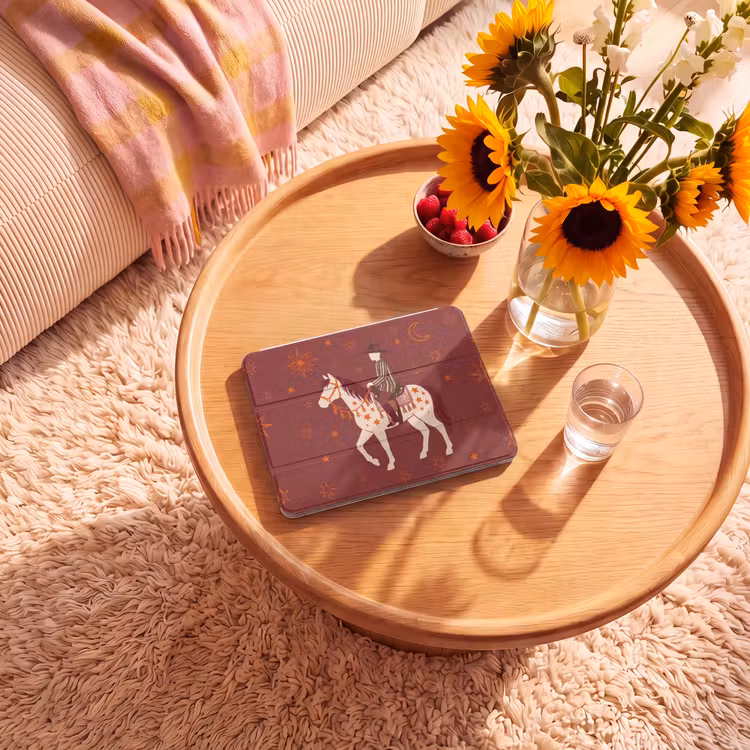 iPad hoes - Paard - Ruiter - Sterren - Nacht - Illustratie — 2