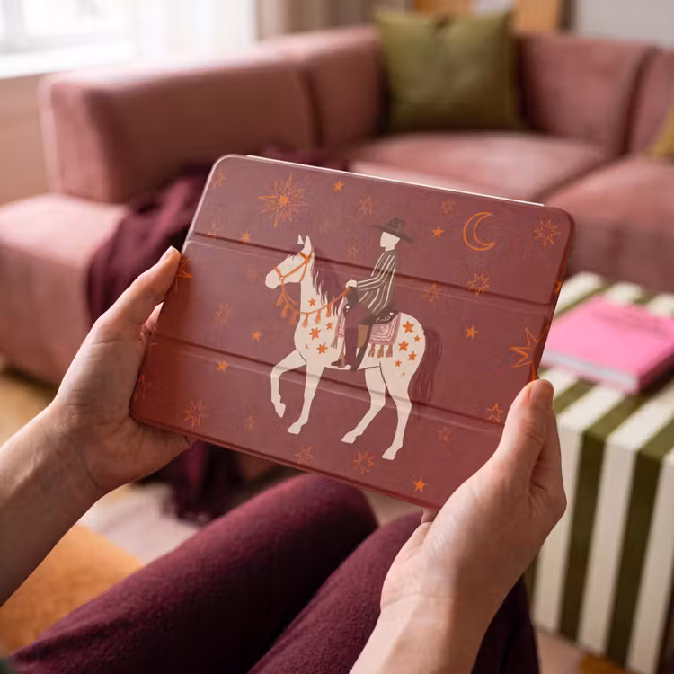 iPad hoes - Paard - Ruiter - Sterren - Nacht - Illustratie — 4
