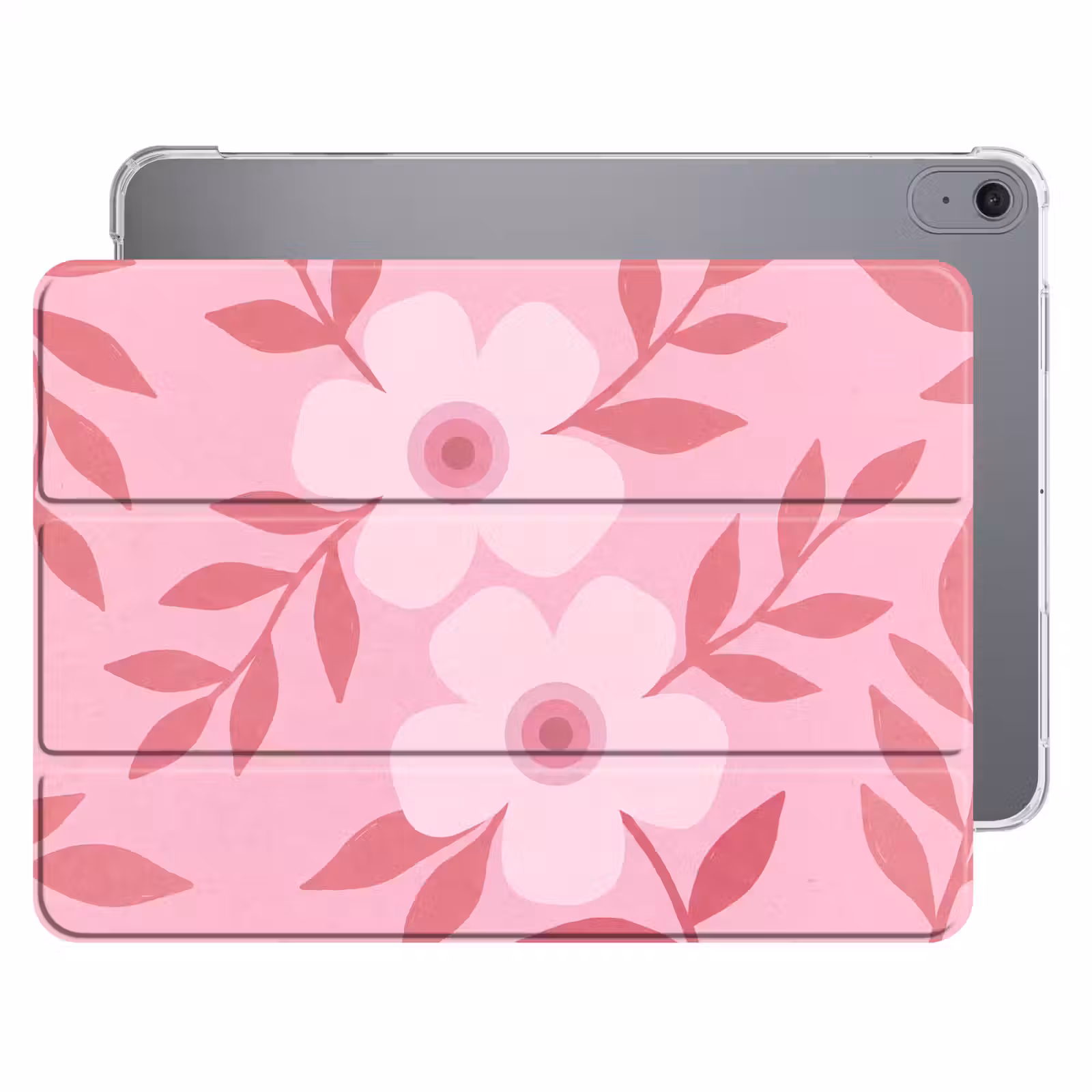 iPad hoes - Bloemen - Abstract - Modern - Roze - Natuur — 1