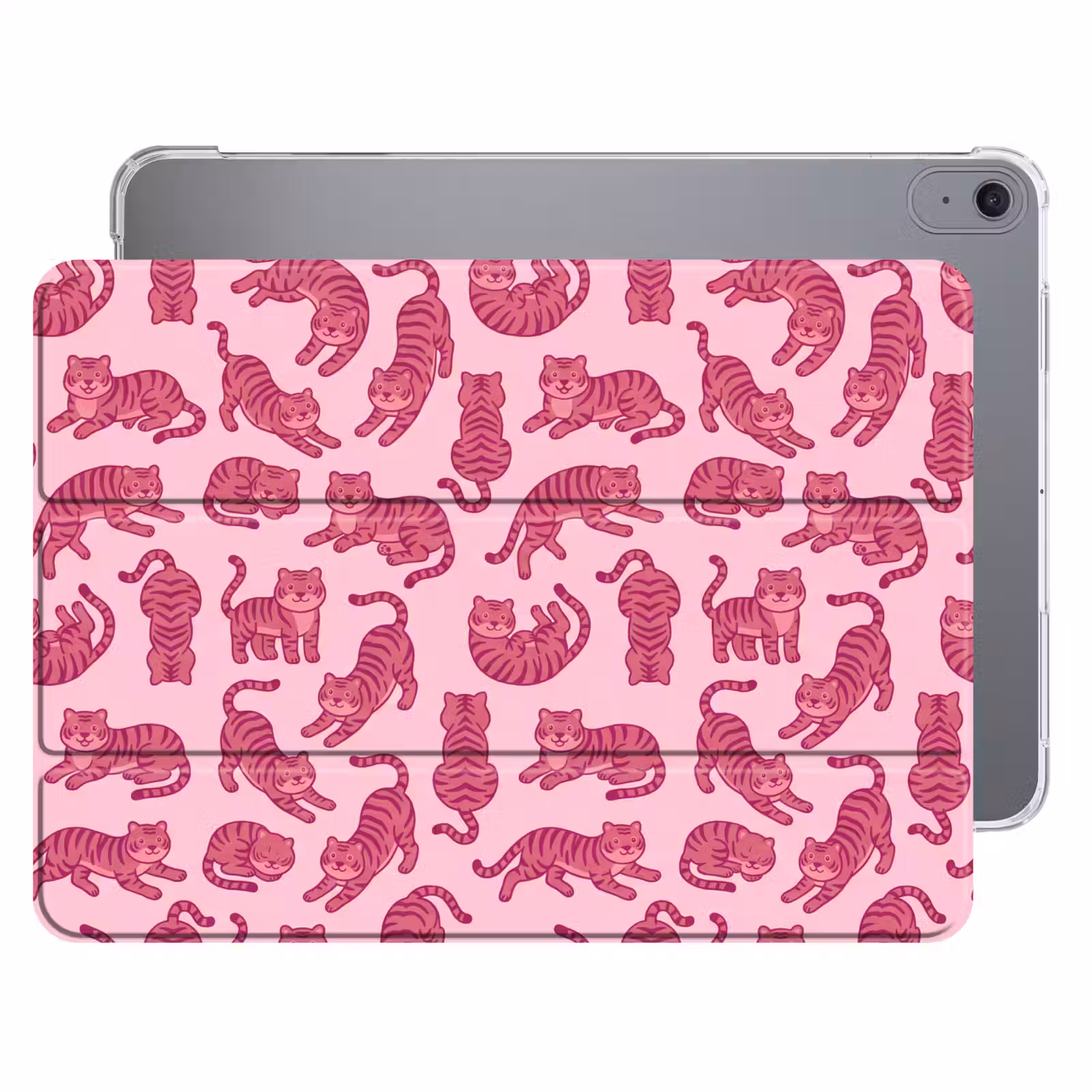 iPad hoes - Dieren - Patroon - Roze - Speels - Cartoon — 1