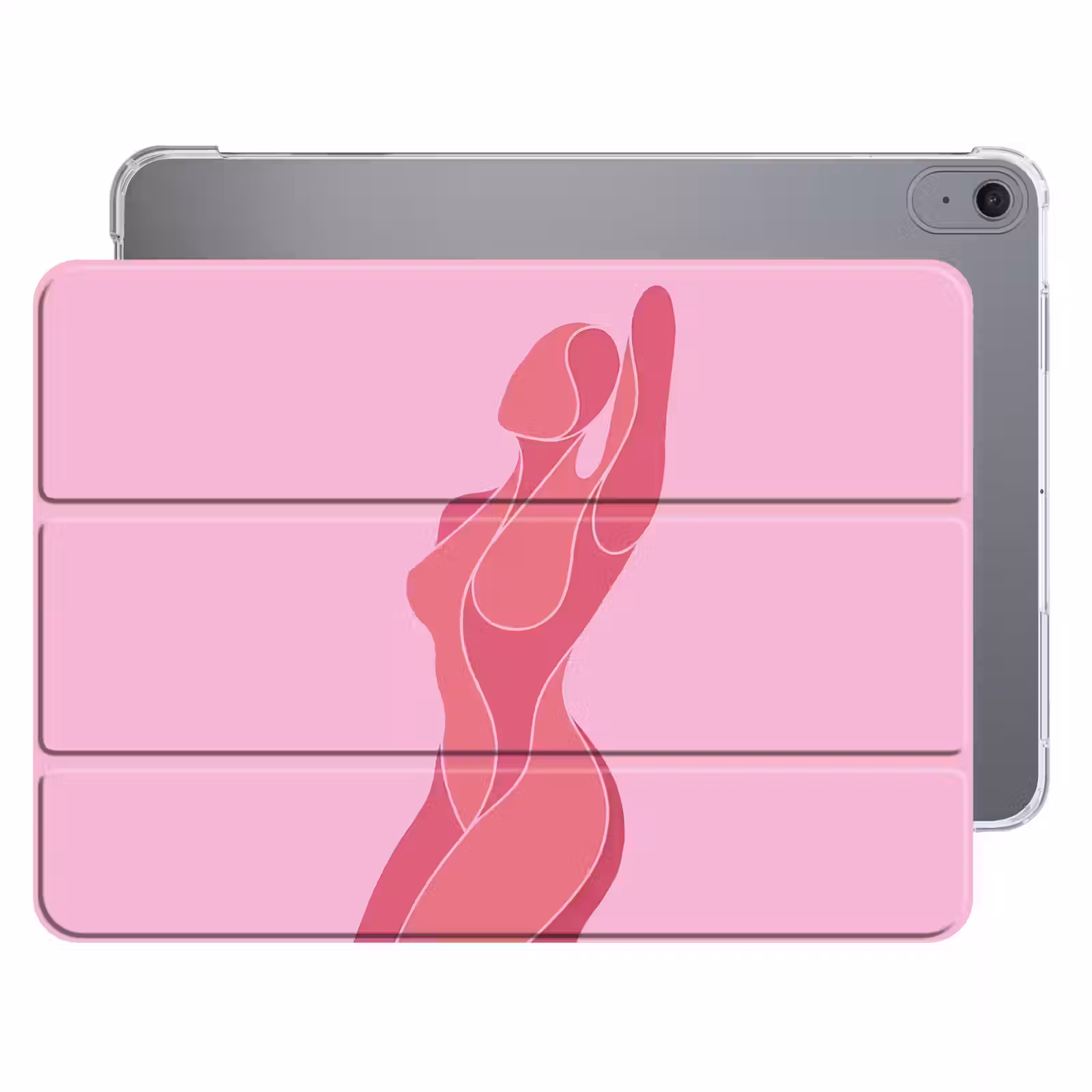 iPad hoes - Vrouw - Lichaam - Abstract - Roze — 1