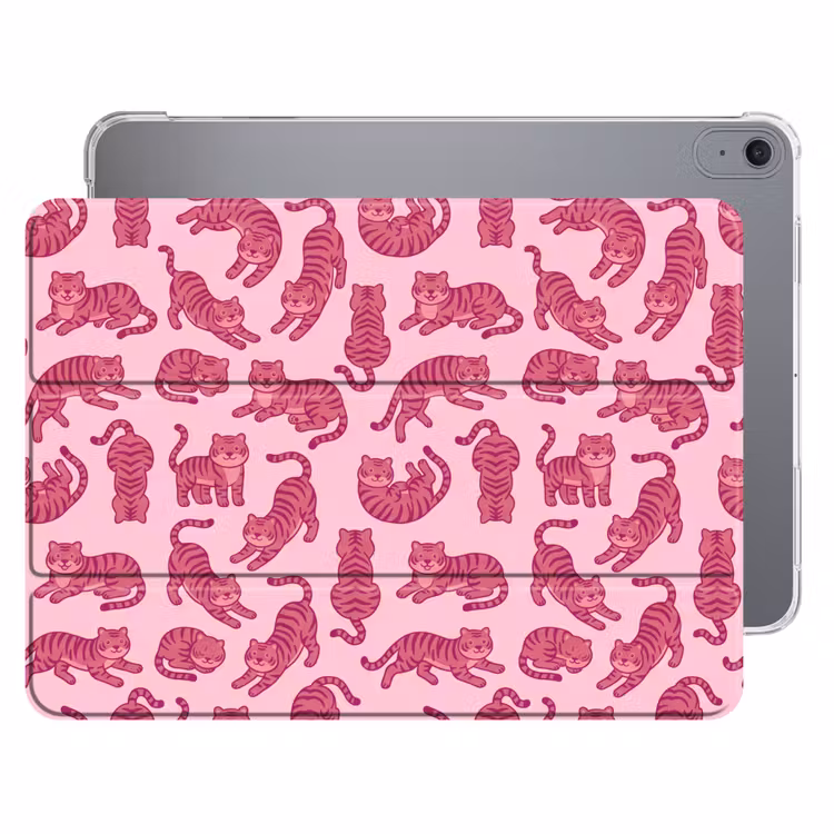 iPad hoes - Dieren - Patroon - Roze - Speels - Cartoon — 1