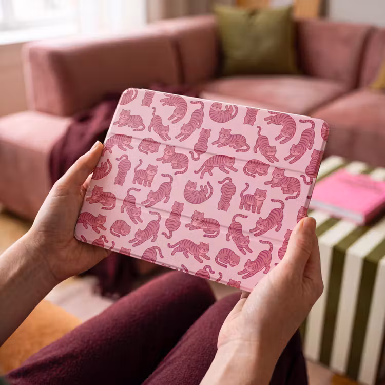 iPad hoes - Dieren - Patroon - Roze - Speels - Cartoon — 4