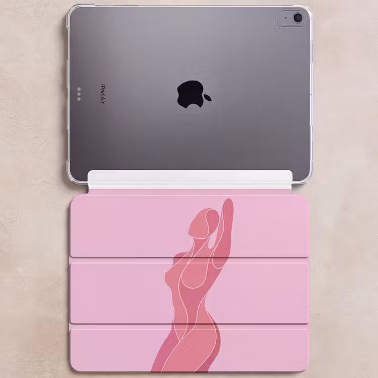 iPad hoes - Vrouw - Lichaam - Abstract - Roze — 6