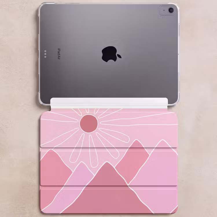iPad hoes - Zon - Bergen - Natuur - Abstract - Roze — 6