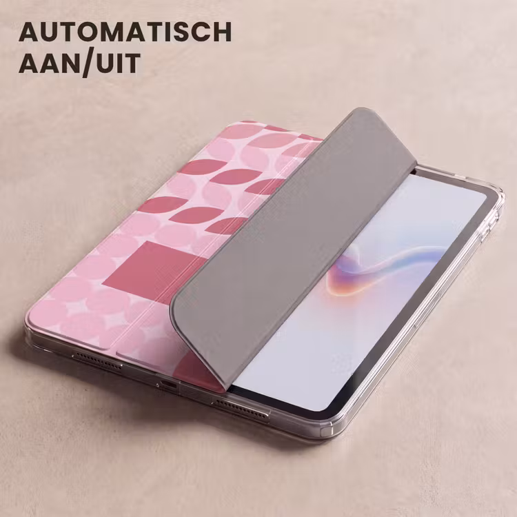 iPad hoes - Abstract - Geometrisch - Patroon - Modern - Roze — 5