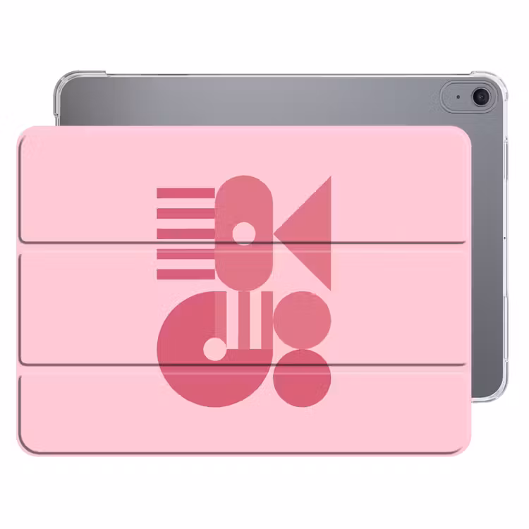 iPad hoes - Abstract - Geometrisch - Vormen - Roze — 1
