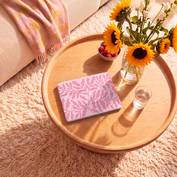 iPad hoes - Planten - Organisch - Abstract - Modern - Roze — 2