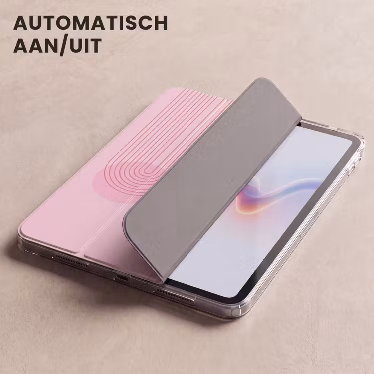 iPad hoes - Vormen - Lijnen - Minimalistisch - Roze — 5