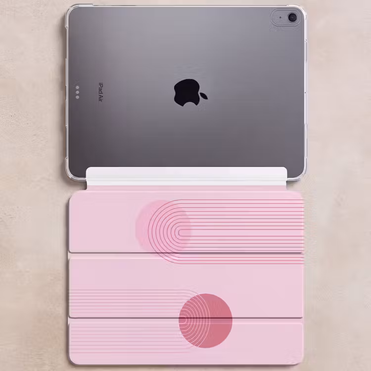 iPad hoes - Vormen - Lijnen - Minimalistisch - Roze — 6