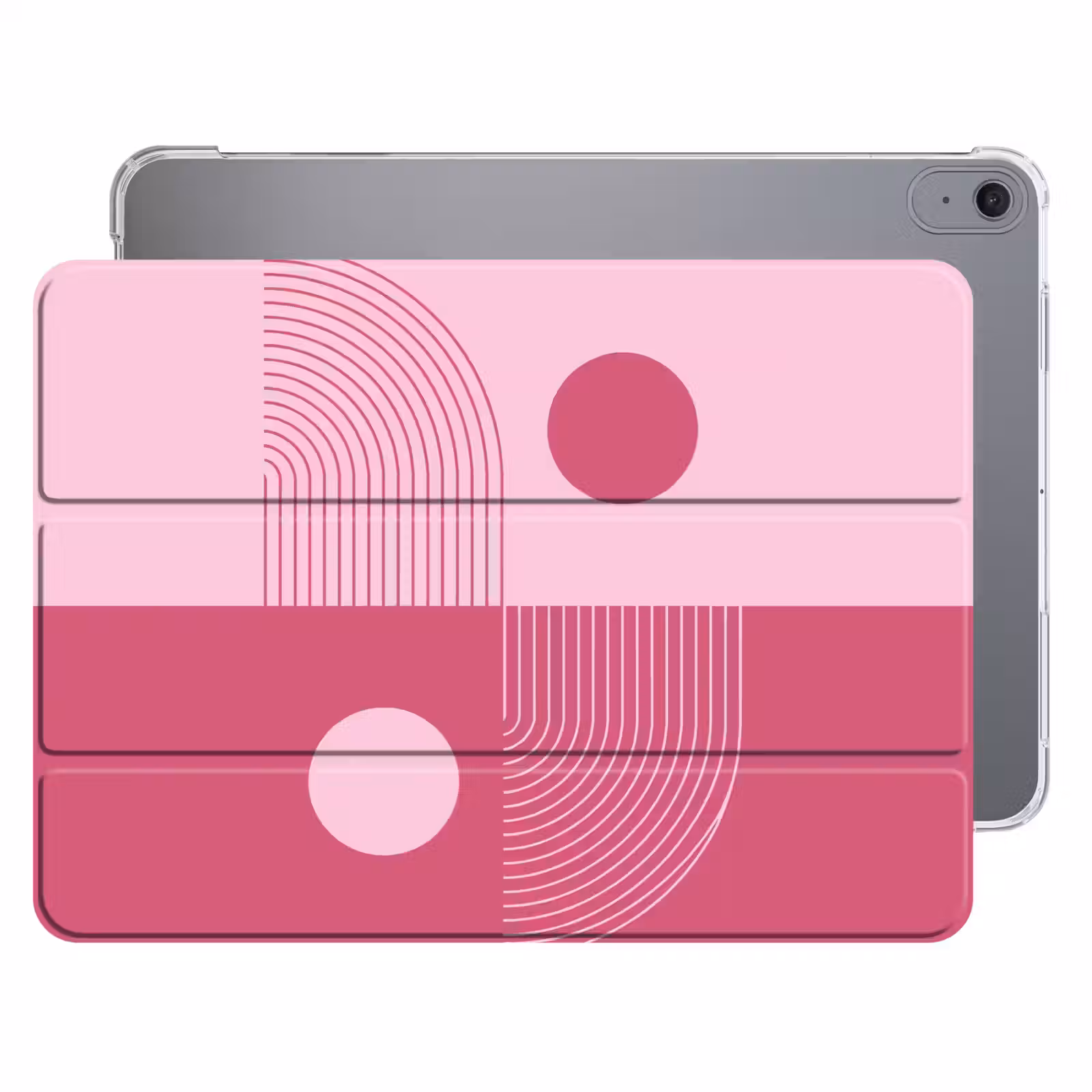 iPad hoes - Geometrie - Patroon - Abstract - Roze - Modern — 1