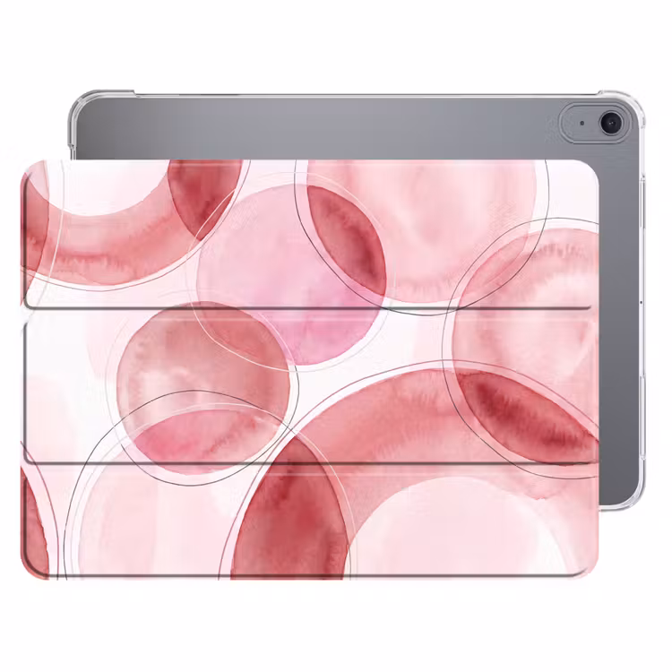 iPad hoes - Abstract - Cirkels - Modern - Roze - Kunst — 1