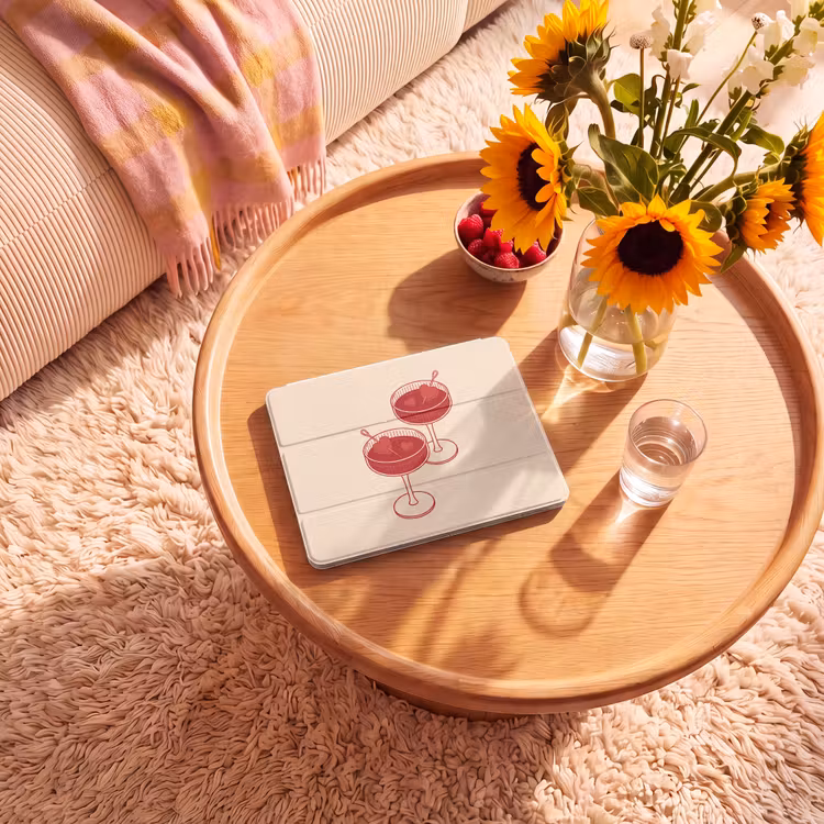 iPad hoes - Cocktail - Hartjes - Liefde - Illustratie - Rood — 2