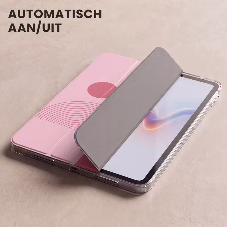 iPad hoes - Geometrie - Patroon - Abstract - Roze - Modern — 5