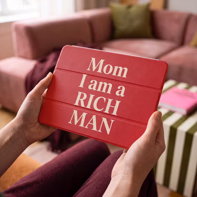 iPad hoes - Tekst - Rijkdom - Motivatie - Rood - Modern — 4