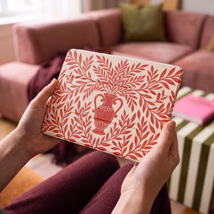 iPad hoes - Vaas - Planten - Decoratie - Abstract - Rood — 4