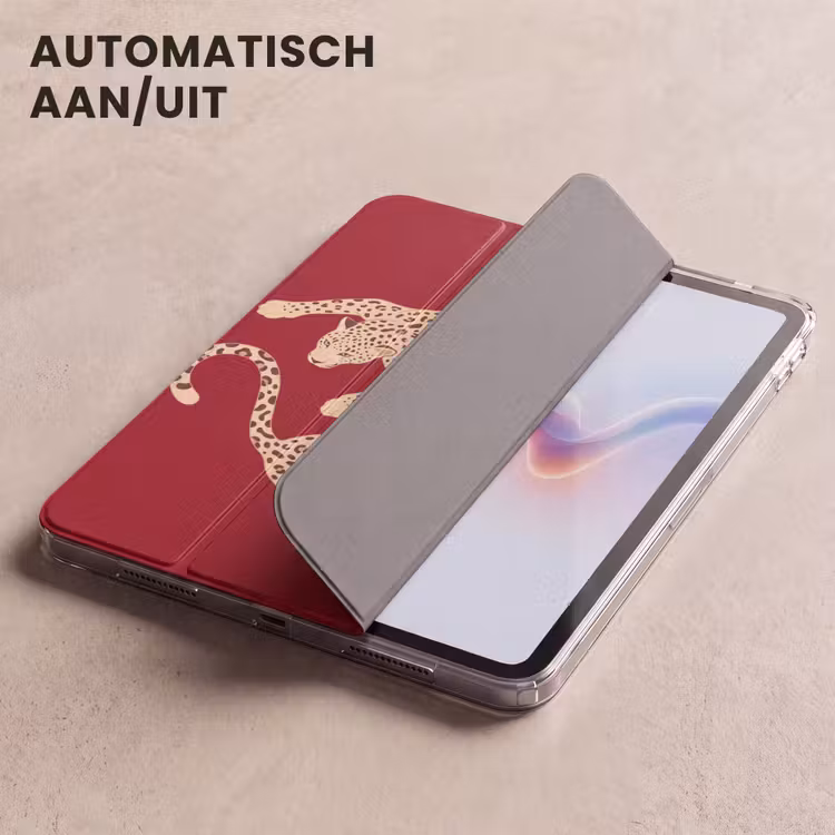 iPad hoes - Dieren - Luipaard - Abstract - Rood - Modern — 5