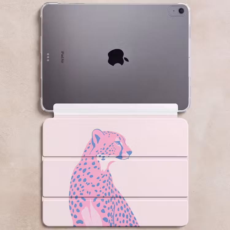 iPad hoes - Dieren - Profiel - Abstract - Roze - Blauw — 6