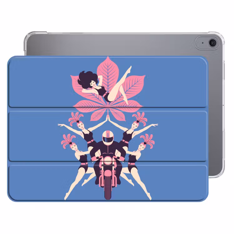 iPad hoes - Mensen - Dans - Motor - Retro - Roze — 1