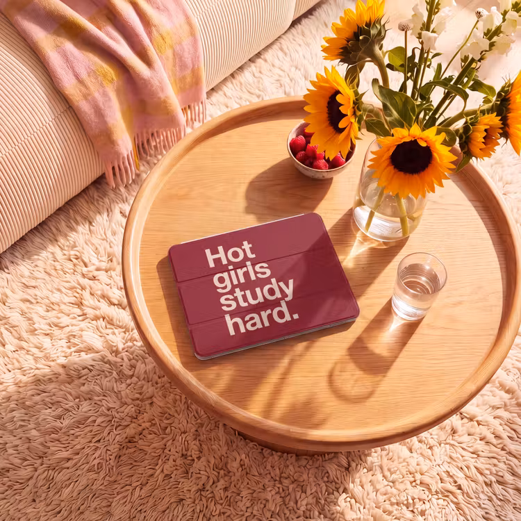 iPad hoes - Tekst - Studie - Motivatie - Modern - Rood — 2