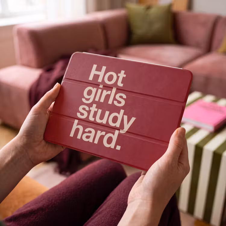 iPad hoes - Tekst - Studie - Motivatie - Modern - Rood — 4