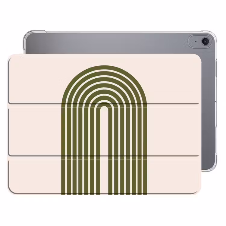 iPad hoes - Abstract - Bogen - Modern - Groen - Kunst — 1