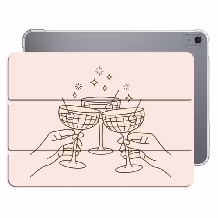 iPad hoes - Drankjes - Feest - Proosten - Minimalistisch - Groen — 1