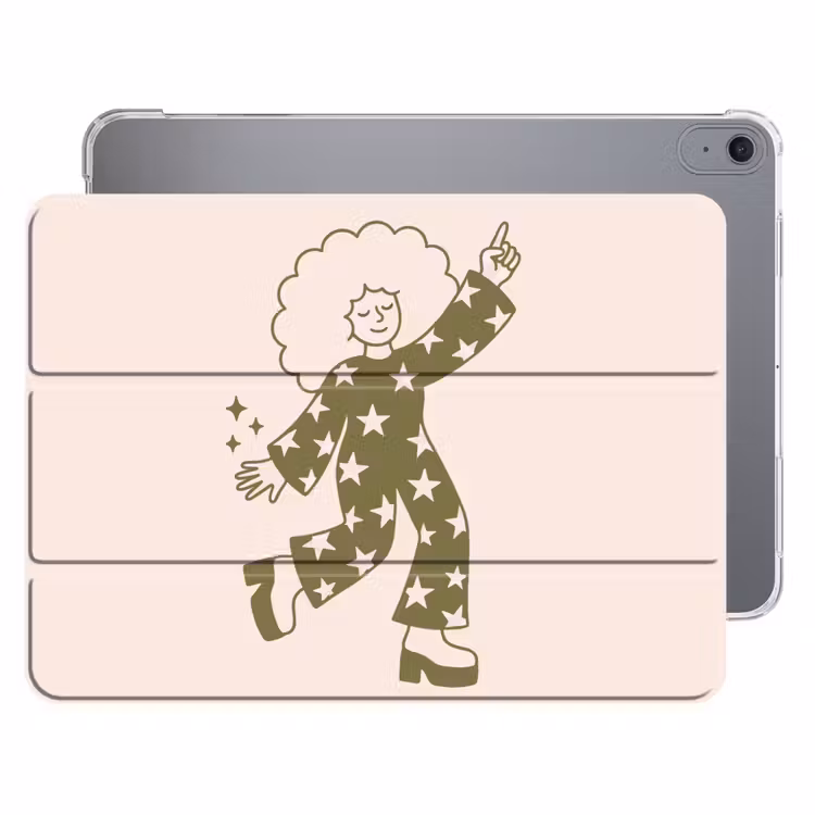 iPad hoes - Mensen - Dansend - Feest - Vintage - Groen — 1