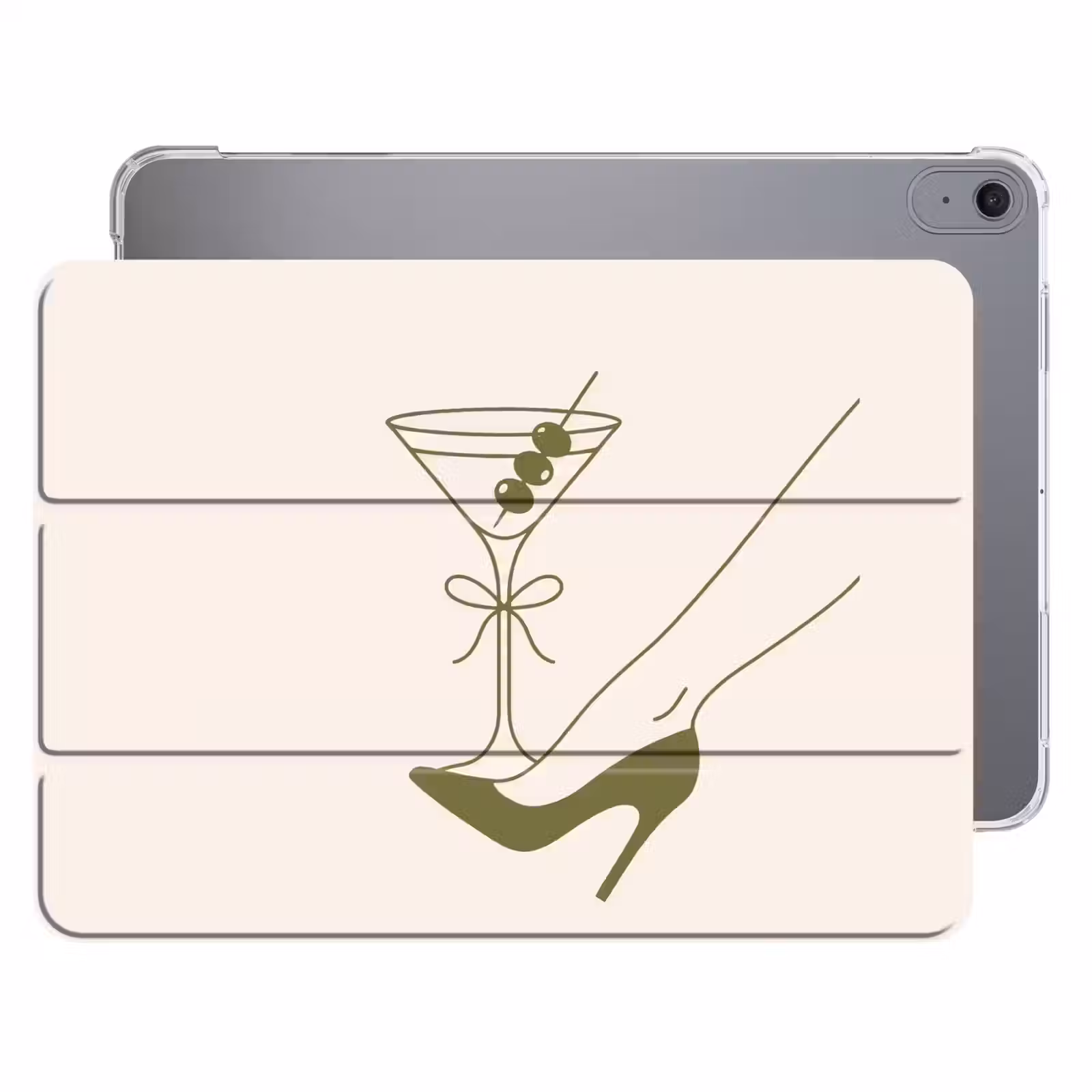 iPad hoes - Drank - Martini - Hoge hak - Mode - Groen — 1