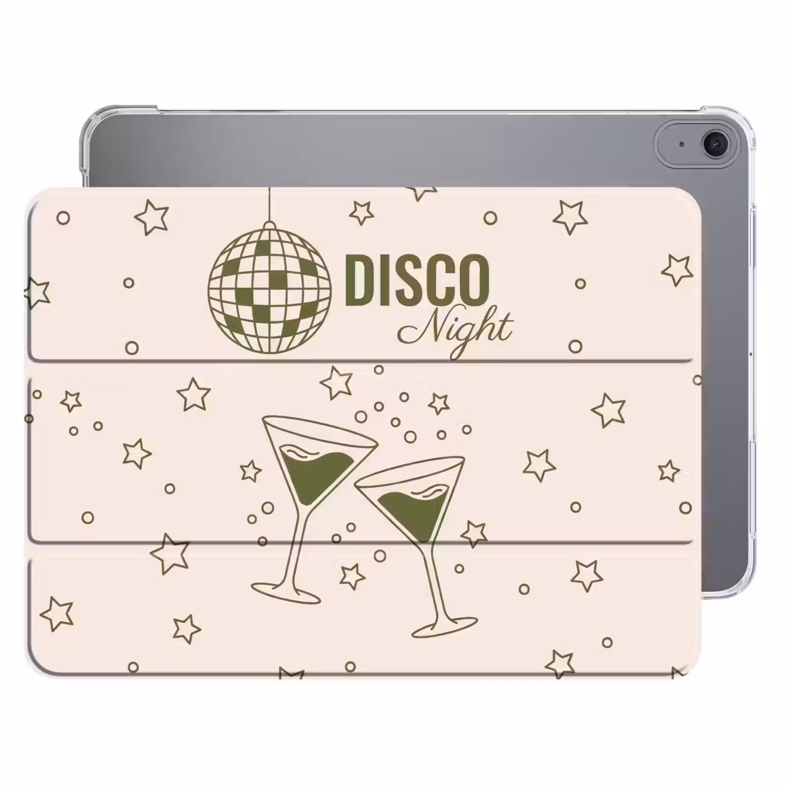 iPad hoes - Feest - Disco - Drank - Illustratie - Groen — 1