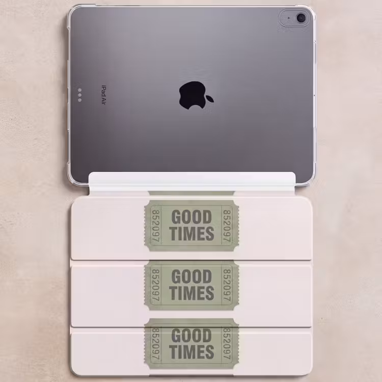 iPad hoes - Kaartje - Vintage - Groen - Evenement - Collectie — 6