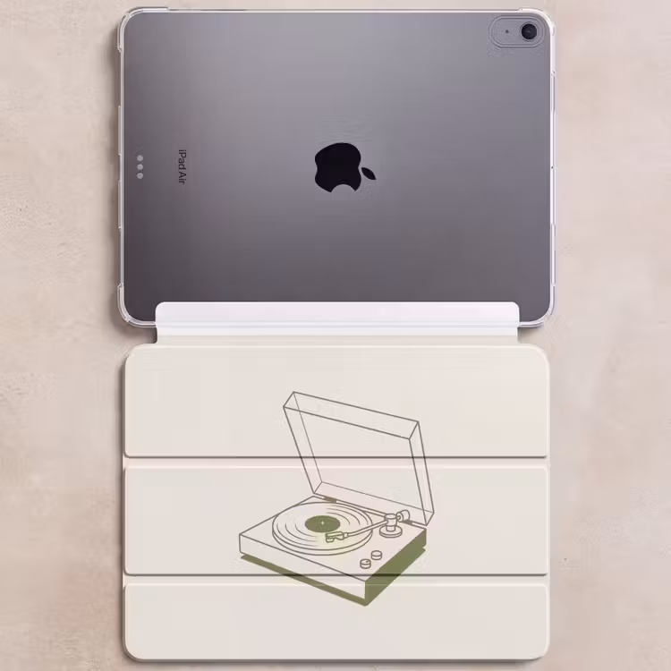 iPad hoes - Platenspeler - Vinyl - Muziek - Minimalistisch - Groen — 6