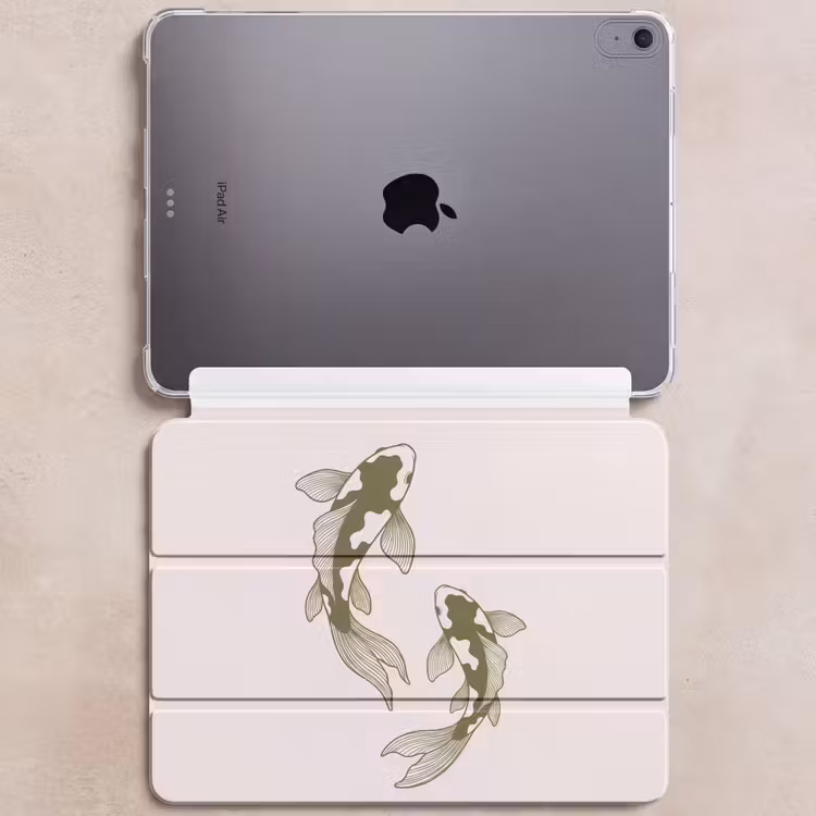 iPad hoes - Vis - Zwemmend - Groen - Abstract - Dieren — 6