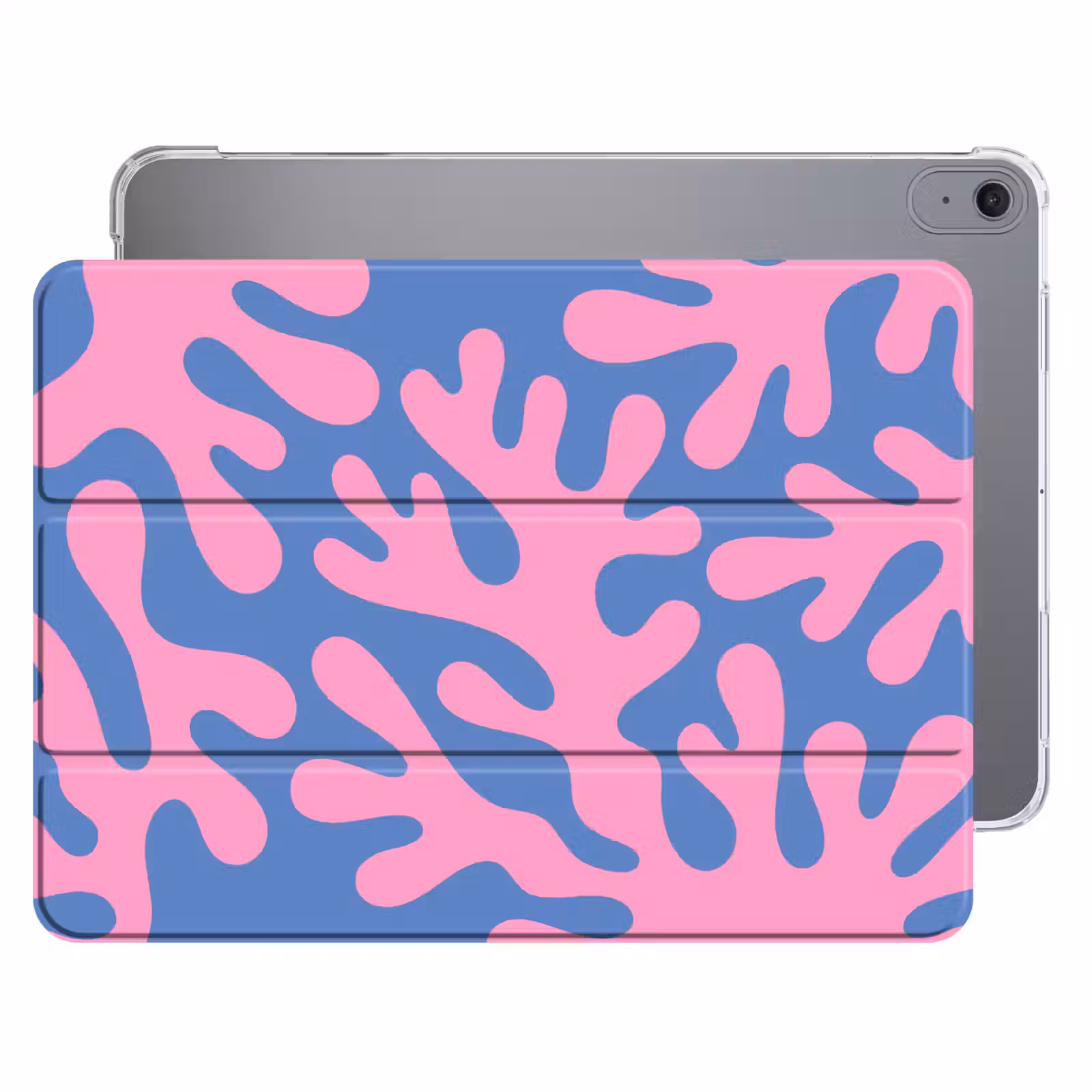 iPad hoes - Abstract - Vormen - Roze - Blauw — 1