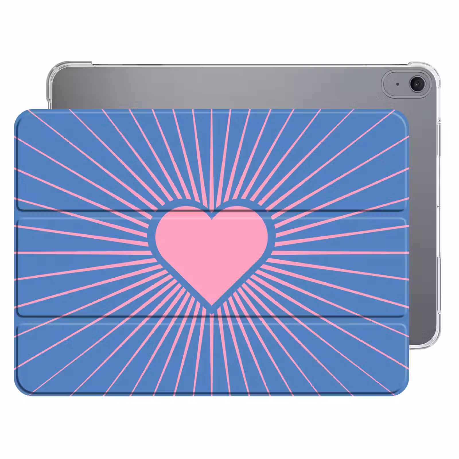 iPad hoes - Hart - Stralen - Liefde - Modern - Roze — 1