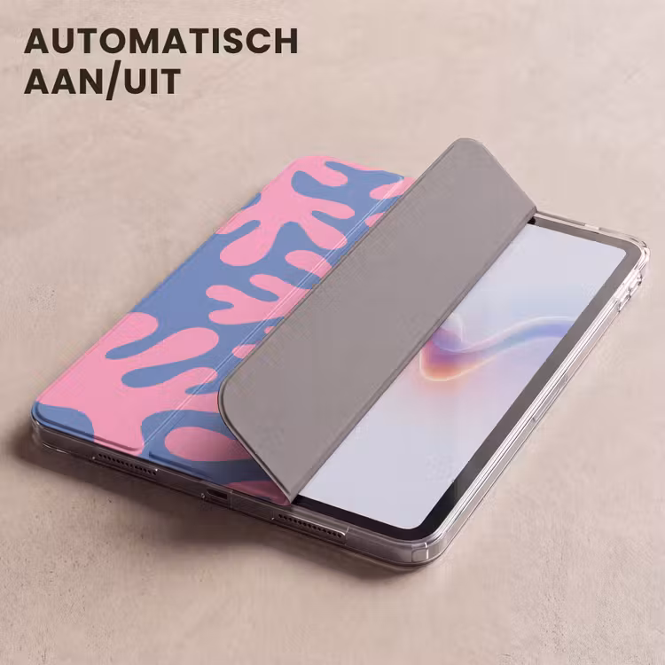 iPad hoes - Abstract - Vormen - Roze - Blauw — 5