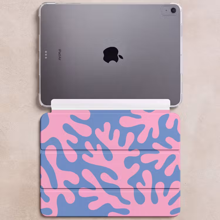 iPad hoes - Abstract - Vormen - Roze - Blauw — 6