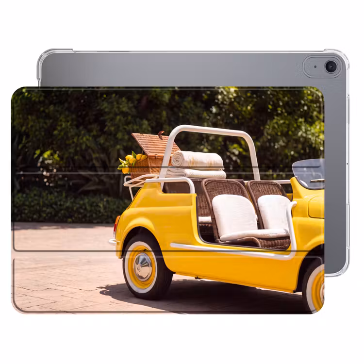 iPad hoes - Auto - Picknick - Zomer - Geel — 1
