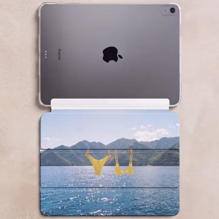 iPad hoes - Badmode - Bikini - Zee - Bergen - Geel — 6