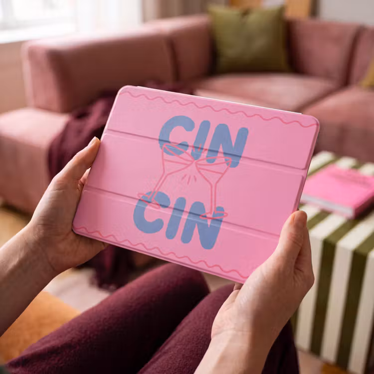 iPad hoes - Drank - Glazen - Proost - Modern - Roze — 4