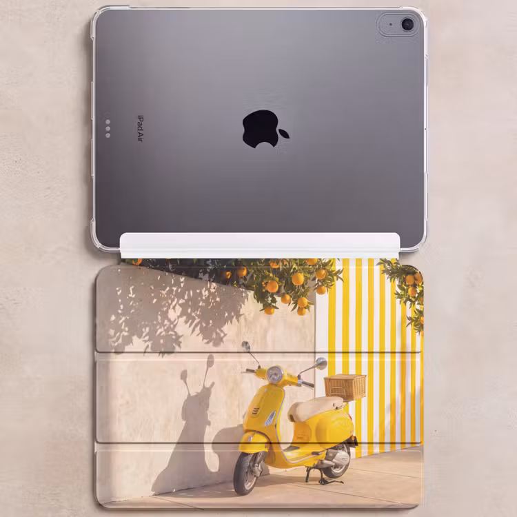 iPad hoes - Scooter - Natuur - Zomer - Geel - Mediterraan — 6