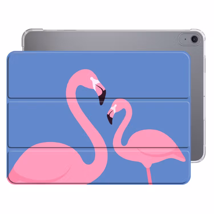 iPad hoes - Vogel - Paar - Dieren - Modern - Roze — 1