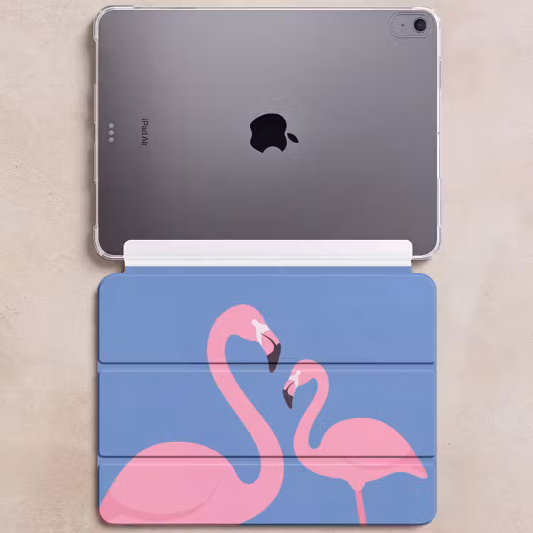 iPad hoes - Vogel - Paar - Dieren - Modern - Roze — 6