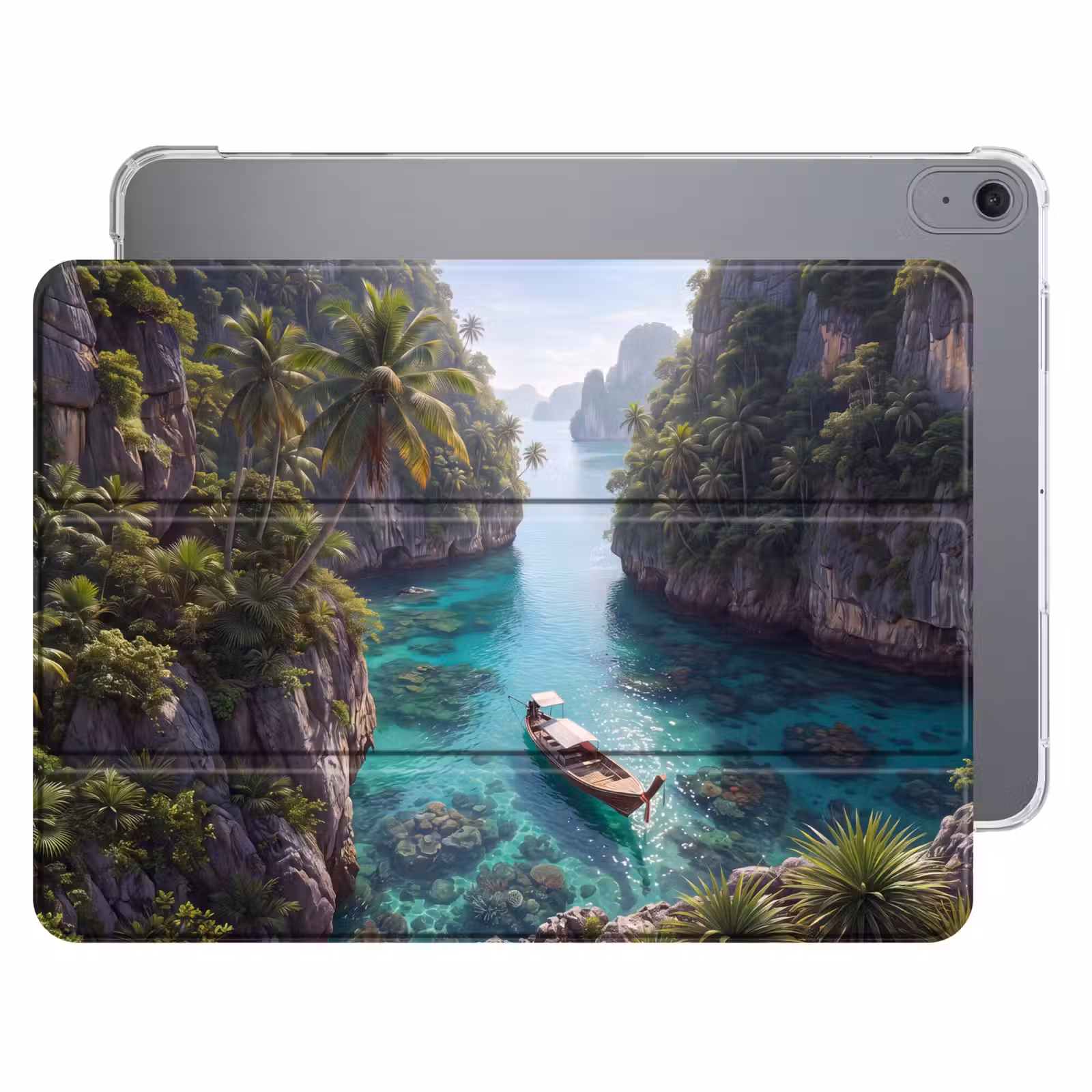 iPad hoes - Eiland - Tropisch - Water - Palmbomen - Natuur — 1