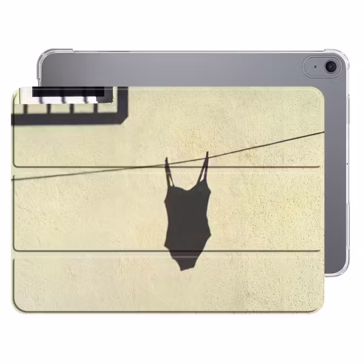 iPad hoes - Badpak - Schaduw - Muur - Zomer - Minimalistisch — 1