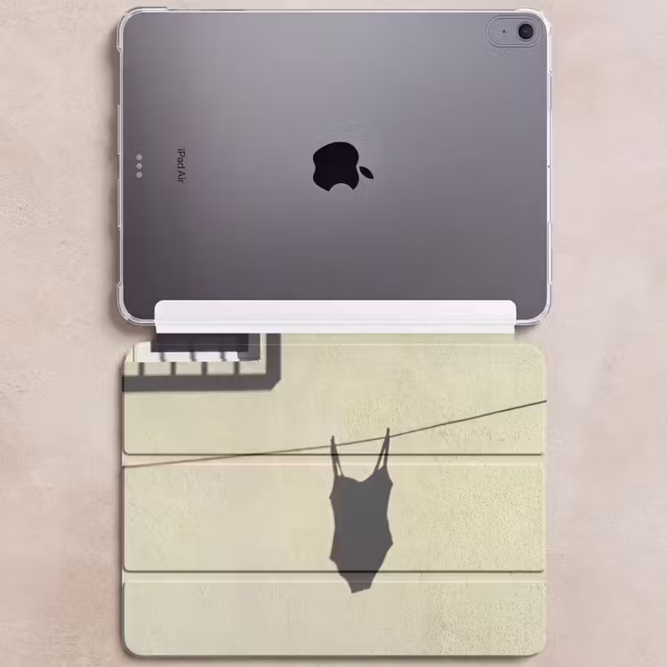 iPad hoes - Badpak - Schaduw - Muur - Zomer - Minimalistisch — 6