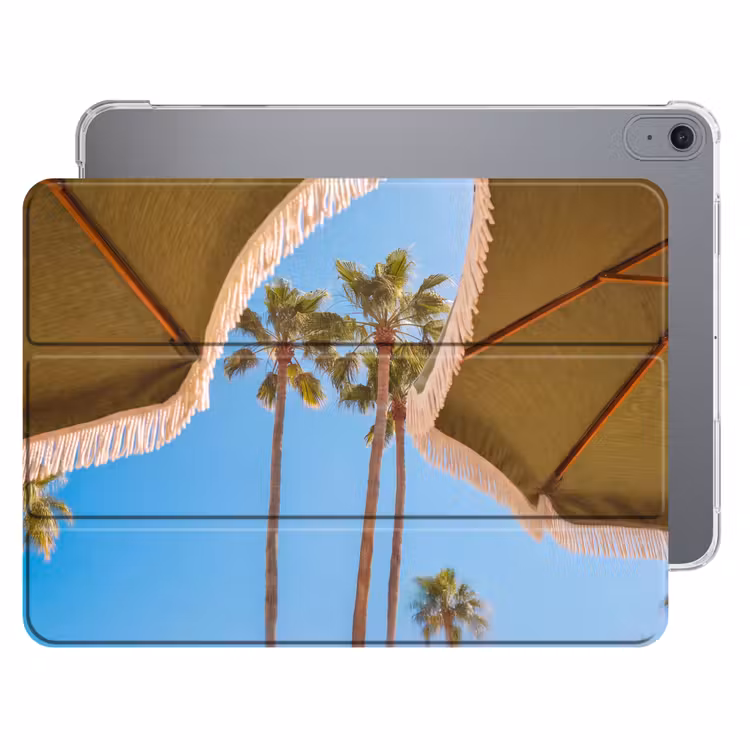 iPad hoes - Parasol - Groen - Franjes - Zomer - Tropisch — 1
