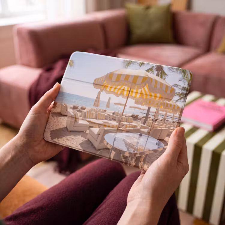 iPad hoes - Strand - Ligbedden - Vakantie - Modern - Geel — 4