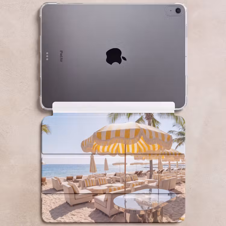 iPad hoes - Strand - Ligbedden - Vakantie - Modern - Geel — 6