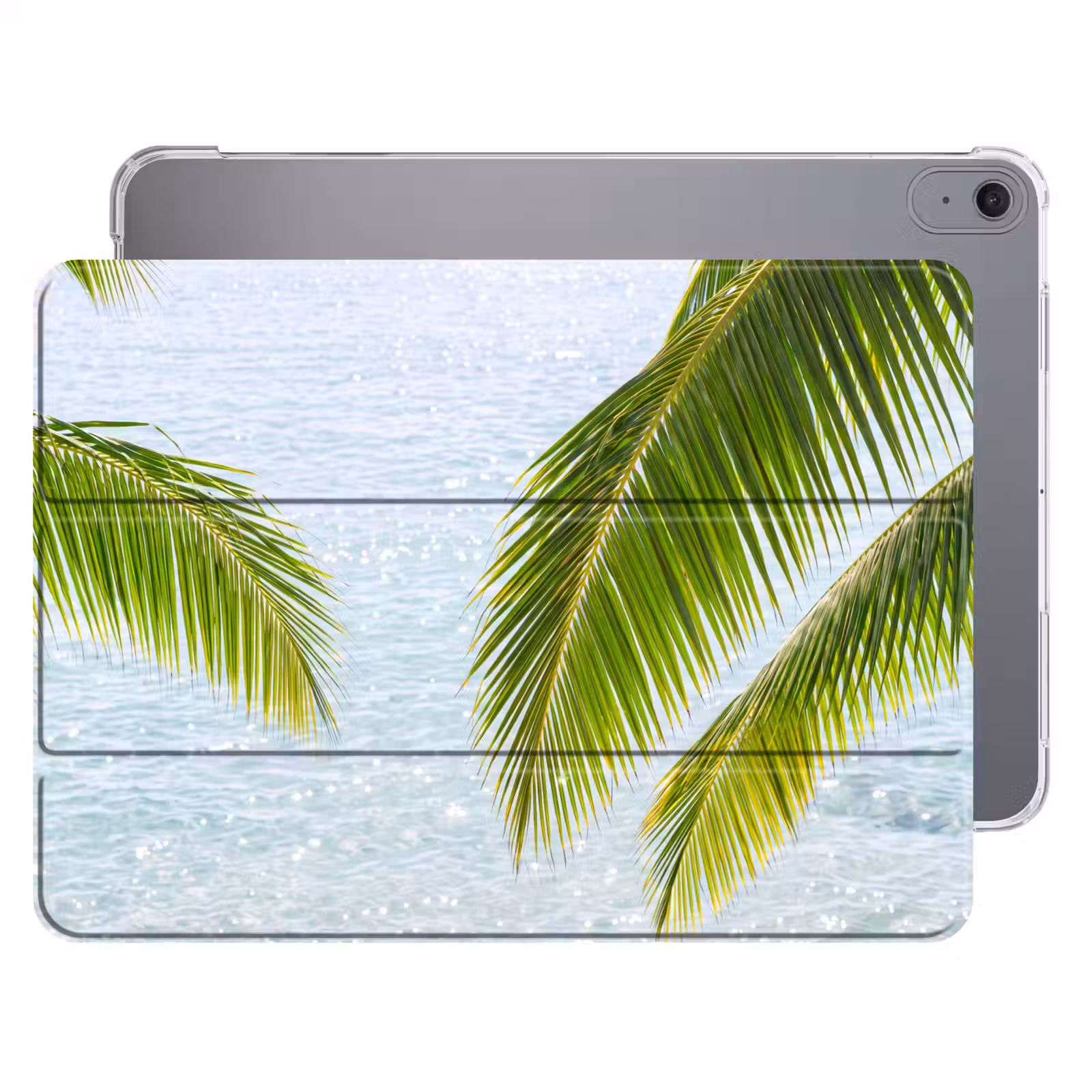 iPad hoes - Boom - Bladeren - Water - Tropisch - Groen — 1